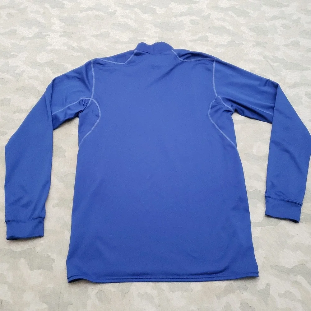 Nike Pro Shirt Mens Large Blue Pullover Dri-Fit Long Sleeve Compression Gym